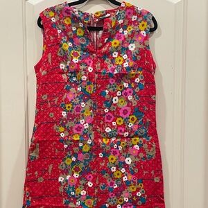 Vintage - red/pink floral dress